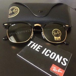 ☂️Ray Ban Sunglasses Clubmaster Black